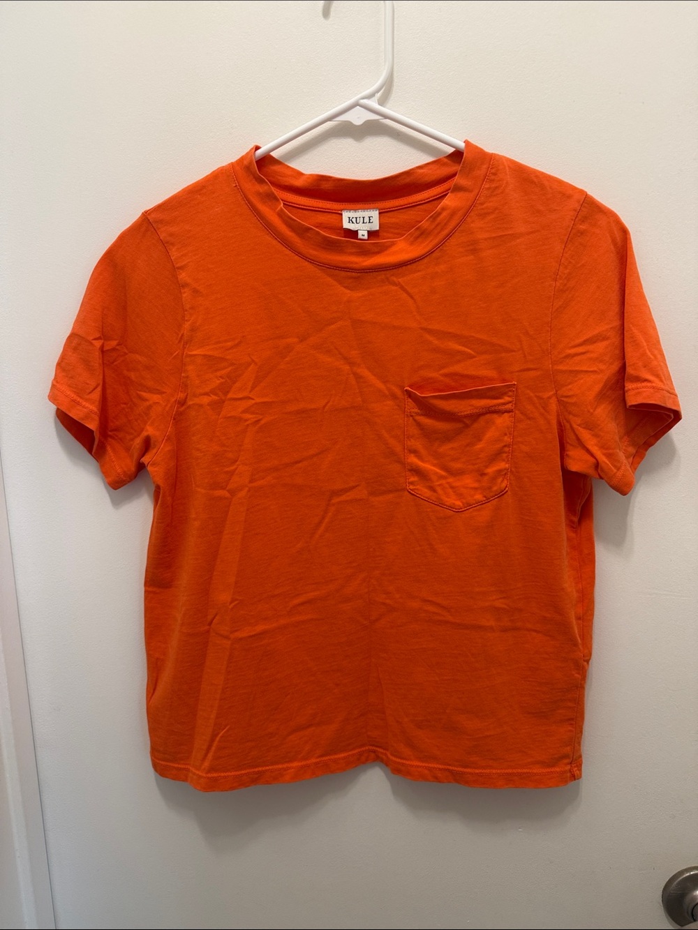 Kule orange cotton T-shirt